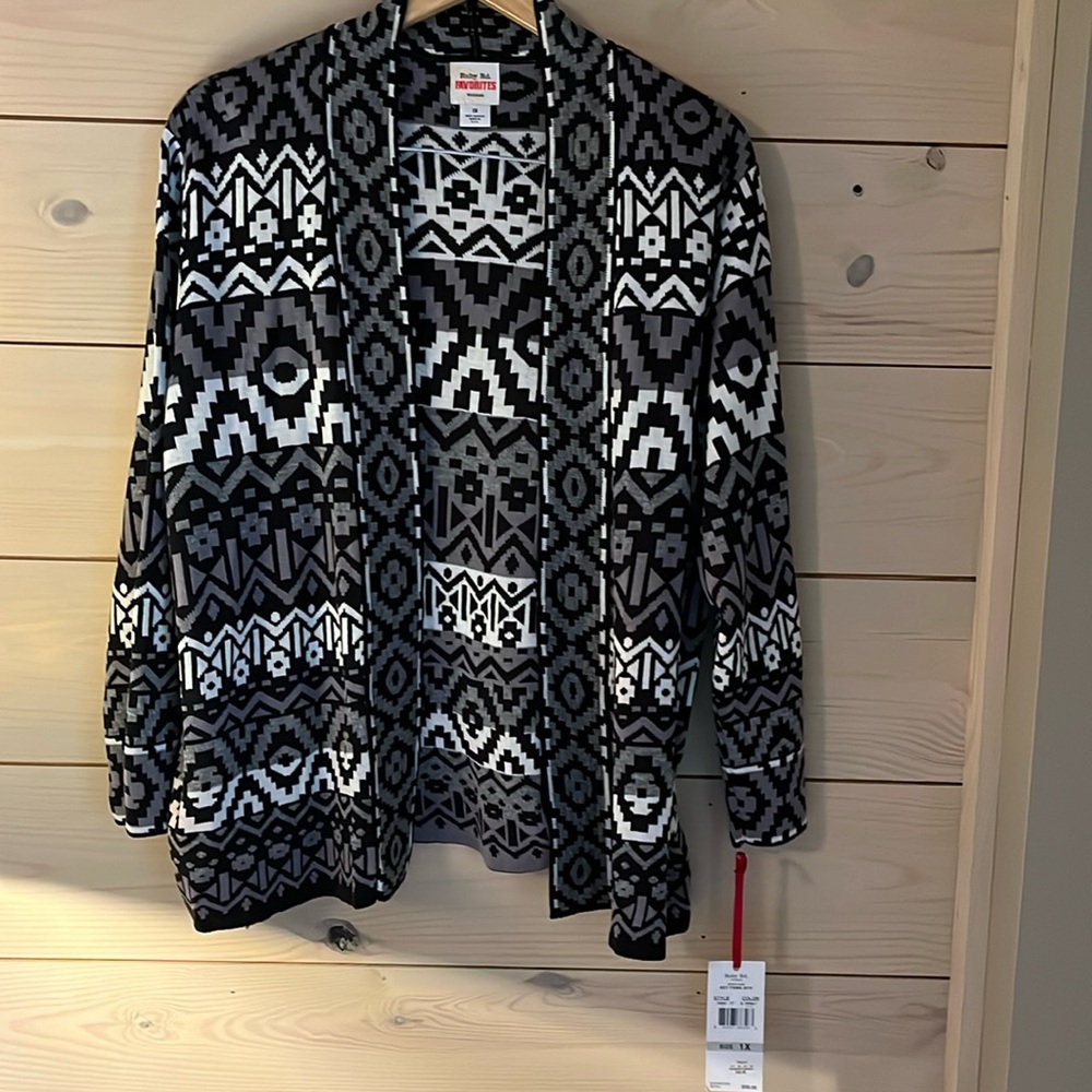 NWT Ruby Rd Favorites 1X Cardigan
